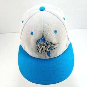 Zephyr Morehead City NC Marlins Collegiate Summer Baseball Team Fitted Hat M/L..